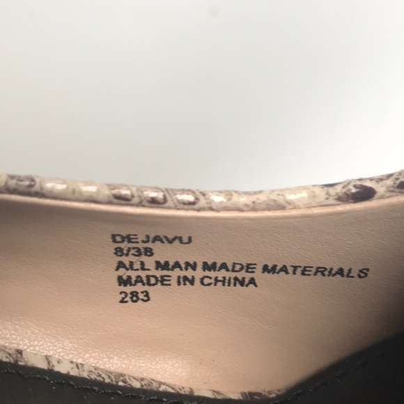 Steve Madden DejaVu Snakeskin Pumps 8B - Picture 6 of 11